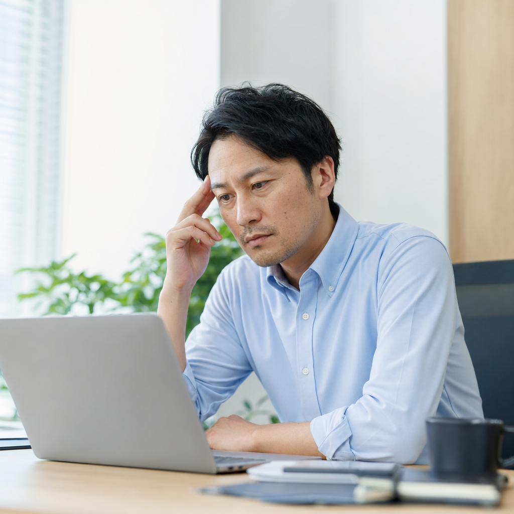 繰り返し作業に悩む担当者